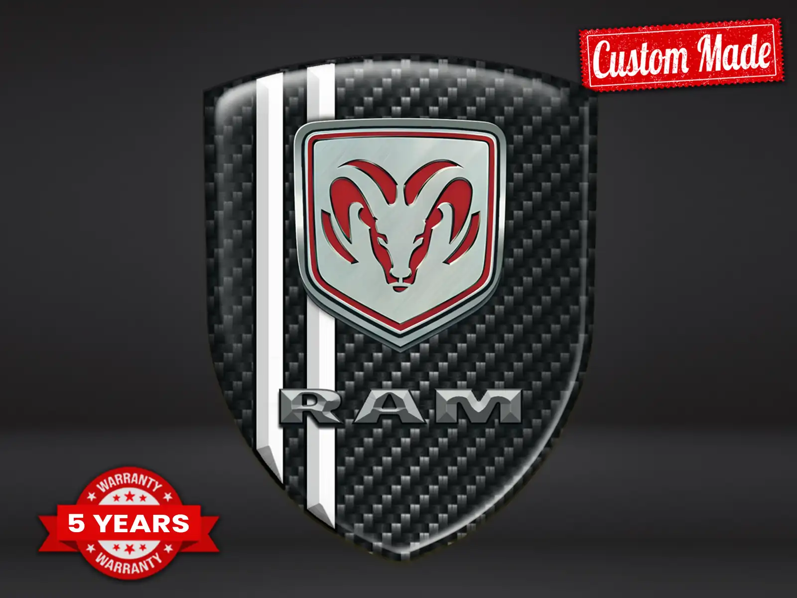 Dodge Permanentaufkleber Hochwertig Modern Anpassbar